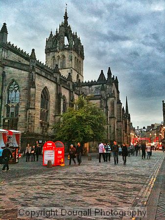 St. Giles Cathedral, John Kalvin preached here.  Ground zero of the Fringe Festival!