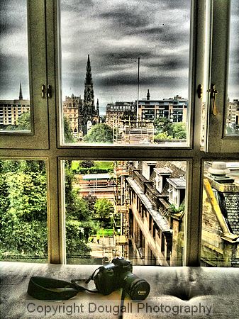 Edinburgh skyline as seen from the Fraser Suites Hotel