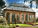 Glass house in the Botanic Gardens, Edinburgh.