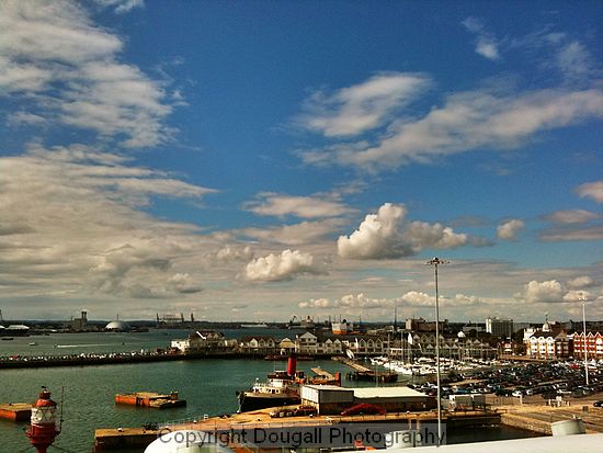 Southampton docks - where the Titanic sailed from