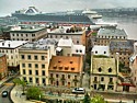 Lower Town, Quebec City with Crown Princess at dock